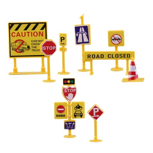 Supvox Verkehrszeichen Spielset aus Kunststoff Bunte Miniatur Verkehrsschilder für Fantasievolles Rollenspiel und Verkehrserziehung Leicht Tragbar und Langlebig Supvox Verkehrszeichen Spielset aus Kunststoff Bunte Miniatur Verkehrsschilder für Fantasievolles Rollenspiel und Verkehrserziehung Leicht Tragbar und Langlebig von Supvox