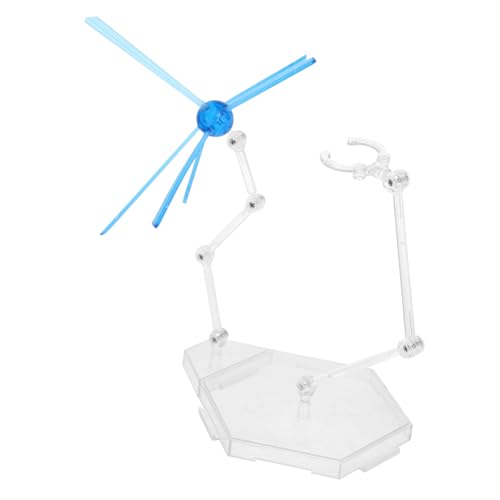 Supvox Verstellbarer Figurenständer für Actionfiguren und Sammelfiguren Stabile Halterung für Modellfiguren Blau Vielseitige Basis für Bewegliche Puppen und Display von Supvox