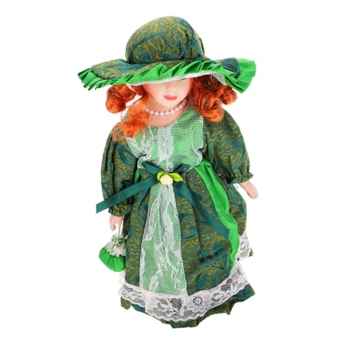 Supvox Viktorianische Porzellanpuppe Miniaturfigur aus Keramik für Puppenhaus Dekoration Handgefertigte mit Feinen Details für Freunde und Familie Supvox Viktorianische Porzellanpuppe Miniaturfigur aus Keramik für Puppenhaus Dekoration Handgefertigte mit Feinen Details für Freunde und Familie von Supvox