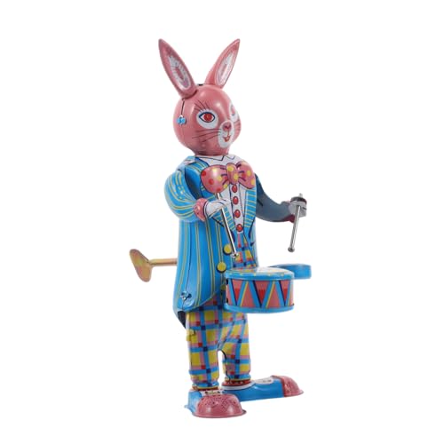 Supvox Vintage Kaninchen Trommler Roboter Tragbares Aufzieh Blechspielzeug Kreative Geschenkidee Dekoratives Retro Kunsthandwerk Fördert Musikalisches Interesse für Kleinkinder Supvox Vintage Kaninchen Trommler Roboter Tragbares Aufzieh Blechspielzeug Kreative Geschenkidee Dekoratives Retro Kunsthandwerk Fördert Musikalisches Interesse für Kleinkinder von Supvox