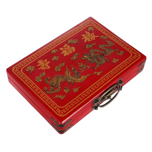 Supvox Vintage Mahjong Box mit Elegantem Design Praktische Aufbewahrungsbox für Mahjong Sets und Haushaltsgegenstände für Reisen und Familienspiele Vielseitige Nutzungsmöglichkeiten Supvox Vintage Mahjong Box mit Elegantem Design Praktische Aufbewahrungsbox für Mahjong Sets und Haushaltsgegenstände für Reisen und Familienspiele Vielseitige Nutzungsmöglichkeiten von Supvox