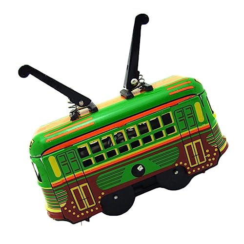 Supvox Vintage Wind Up Toy Eisenbahn Modell Grünes Retro mit Aufziehmechanismus Leichtes Sammlerstück und Dekoratives für Ab Jahren Indoor und Outdoor Spielspaß von Supvox
