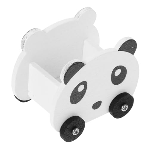 Supvox Wagen mit Tierdesign für Puppenhaus Holz Aufbewahrungskorb für Deko Multifunktionale Mini Cart für DIY Szenen Leichtes Sicheres Material für Langanhaltenden Gebrauch von Supvox