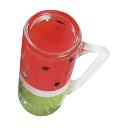 Supvox Wassermelonen Saft Getränkebecher Für Puppenhaus Exquisites Mini Getränke Realistisches Aussehen Aus Harz Für Sommer Deko Im Mini Supvox Wassermelonen Saft Getränkebecher Für Puppenhaus Exquisites Mini Getränke Realistisches Aussehen Aus Harz Für Sommer Deko Im Mini von Supvox
