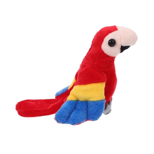 Supvox Weicher Mini Papagei Fingerpuppe aus Plüsch Niedliche Vogel handpuppe für Kreatives und Sprachentwicklung Vielseitig für Zuhause Schule Kindergarten Geeignet Fördert Eltern Junge von Supvox
