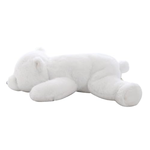 Supvox Weiches Plüschtier Eisbär Kuschelkissen Liegender Weißer Bären Pillow für Sofa und Schlaf Anschmiegsames Langlebiges Kuscheltier für Mädchen und Zuhause Supvox Weiches Plüschtier Eisbär Kuschelkissen Liegender Weißer Bären Pillow für Sofa und Schlaf Anschmiegsames Langlebiges Kuscheltier für Mädchen und Zuhause von Supvox