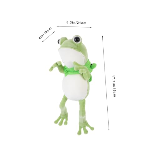 Supvox Weiches Plüschtier Frosch Kuscheltier Flauschiges Stofftier PP Baumwolle Niedliches Geschenk für Erwachsene als Dekoration für Zuhause und Büro von Supvox