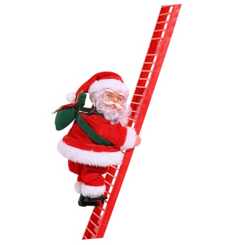 Supvox Weihnachtsspielzeug für kinderspielzeug weihnachtsdekoration weihnachtsbaumdeko weihnachtsbäume geschmückt Fun Toy weihnachtspuppe Festivaldekor Plastik rot von Supvox