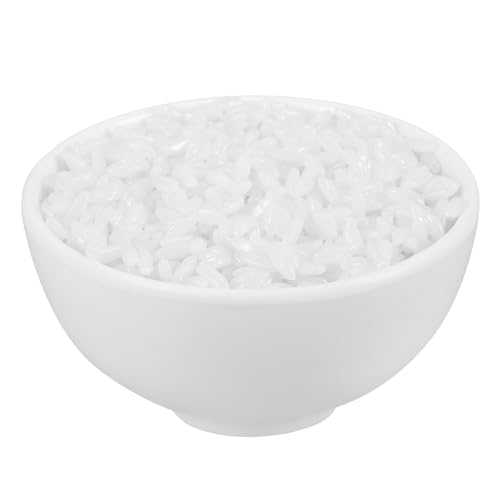Supvox Weißes Reismodell realistisches Essen weißer Reis realistisches Reismodell gefälschtes Essen Modell für gekochtes Essen simulierter gekochter Reis Plastikdekor PVC Supvox Weißes Reismodell realistisches Essen weißer Reis realistisches Reismodell gefälschtes Essen Modell für gekochtes Essen simulierter gekochter Reis Plastikdekor PVC von Supvox