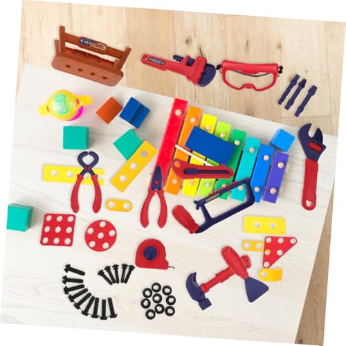 Supvox Werkzeugset Kunststoff Reparaturspielzeug Lernspielzeug Bunt Pädagogisch für Mädchen und Jungen Ab Jahren Sicher und Handfreundlich für Kreatives und Frühes Lernen Supvox Werkzeugset Kunststoff Reparaturspielzeug Lernspielzeug Bunt Pädagogisch für Mädchen und Jungen Ab Jahren Sicher und Handfreundlich für Kreatives und Frühes Lernen von Supvox