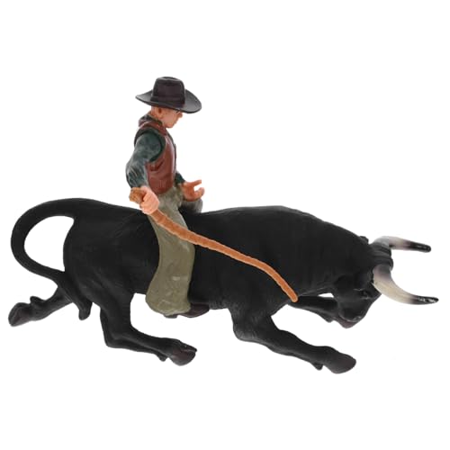 Supvox Western Matador Spielset Statisches Bullenkampf Modell aus Robustem Dekoratives Matador und Stier Figuren Kinderzimmer und Partydeko Supvox Western Matador Spielset Statisches Bullenkampf Modell aus Robustem Dekoratives Matador und Stier Figuren Kinderzimmer und Partydeko von Supvox