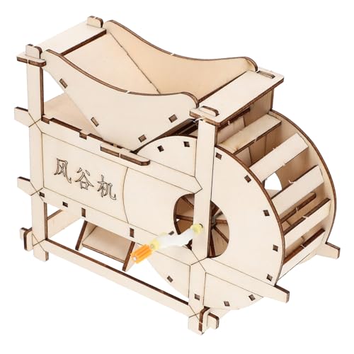 Supvox Wind Valley -Maschinenmodell Bildungswissenschafts-Kit Wissenschaftliche Experimente für Dreschmaschinenkurbel Handkurbel-Dreschmaschine hölzern Supvox Wind Valley -Maschinenmodell Bildungswissenschafts-Kit Wissenschaftliche Experimente für Dreschmaschinenkurbel Handkurbel-Dreschmaschine hölzern von Supvox