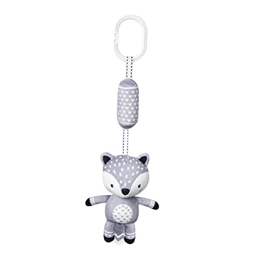 Supvox Windguss -Autospielzeug Autospielzeug für Babybetten Rasselspielzeug zum Aufhängen für Babys hängende Babyspielzeuge Musikspielzeug Rasseln Säuglingsspielzeug Plüsch Grau von Supvox
