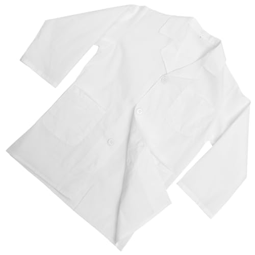 Supvox Wissenschaftler Kostüm Weißer Labormantel Für Jungen Für Cosplay Partys Und Bühnenaufführungen Atmungsaktives Material Perfektes von Supvox