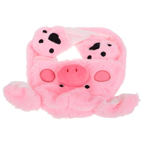 Supvox Witzige Plüsch Pig Haube mit Beweglichen Ohren Warme Wintermütze für Mädchen und Frauen für Partys und Feiertage Multifunktionale aus Mütze und Schal Supvox Witzige Plüsch Pig Haube mit Beweglichen Ohren Warme Wintermütze für Mädchen und Frauen für Partys und Feiertage Multifunktionale aus Mütze und Schal von Supvox