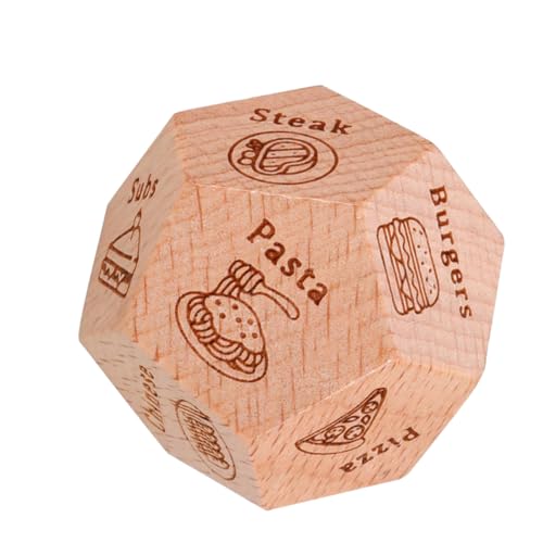 Supvox Würfel Zur Essensentscheidung Spielrequisiten Essensentscheidungswürfel Datum Würfelspielzeug Kleine Essenswürfel Partyzubehör Spiel Würfel Light Brown Hölzern Supvox Würfel Zur Essensentscheidung Spielrequisiten Essensentscheidungswürfel Datum Würfelspielzeug Kleine Essenswürfel Partyzubehör Spiel Würfel Light Brown Hölzern von Supvox