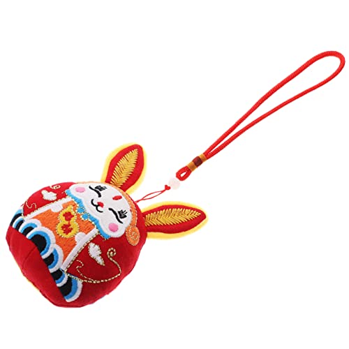 Supvox Wufu-Kaninchen-verzierung Neujahr Entzückendes Häschendekor Tierpuppenspielzeug Neujahrsdekoration Hasenpuppe Hasen Stofftiere Sternzeichen Hase Puppe Rot Plüsch Supvox Wufu-Kaninchen-verzierung Neujahr Entzückendes Häschendekor Tierpuppenspielzeug Neujahrsdekoration Hasenpuppe Hasen Stofftiere Sternzeichen Hase Puppe Rot Plüsch von Supvox