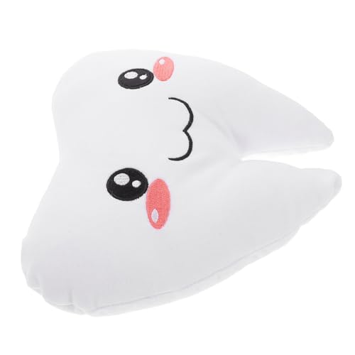 Supvox Zahn Kissen Hängendes Kissen Kleines Kissen Für Zahn Halter Kurzer Plüsch Weiß von Supvox