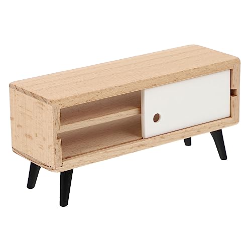 Supvox Puppenhaus Mini Tv-Schrank Miniatur Spielzeug Mini Puppenhaus Zubehör Dekorative Requisite von Supvox