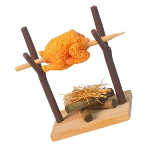 Supvox Zubehör Für Puppenhäuser Werkzeug Deko Mini -Artikel Spielzeugherd Miniatur-zubehör Miniatursachen Kleiner Grill Mini -lebensmittelspielzeug Mini-puppenhauszubehör Mini-Sachen Harz von Supvox