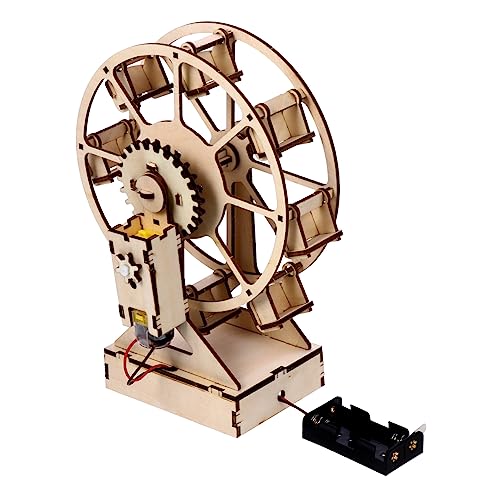 Supvox Zusammengesetzte Modellornamente 3D Puzzles 3D Puzzles Für Erwachsene Denksport Puzzle 3D Mechanisches Puzzle Kinderpuzzles Holzpuzzles Holz DIY Modellmotor von Supvox