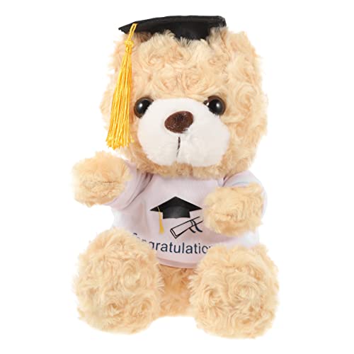 Supvox ausgestopfte Bärenpuppe Kuscheltier für Babykuscheltier Stofftierspielzeug süßer Bär entzückender Cartoon-Bär entzückendes Kuscheltier Plüsch Light Brown von Supvox
