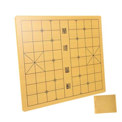 Supvox doppelseitiges Schachbrett Planke Falten Spielzubehör einfaches Schachspielbrett schachspiel versorgung Gobang-Schachbrett klassisches Schachbrettspiel hölzern Supvox doppelseitiges Schachbrett Planke Falten Spielzubehör einfaches Schachspielbrett schachspiel versorgung Gobang-Schachbrett klassisches Schachbrettspiel hölzern von Supvox