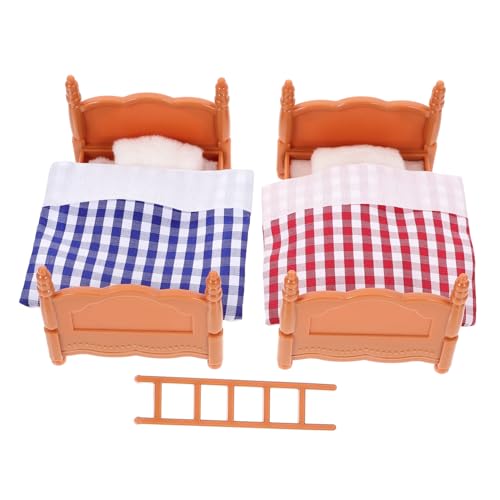 Supvox für kinderspielzeug puppenhauszubehör betthimmel air cot kleines Möbelmodell Puppenhaus-Hochbett Puppenhaus mit Minibett Mini-Etagenbett-Puppenbausatz Plastik Supvox für kinderspielzeug puppenhauszubehör betthimmel air cot kleines Möbelmodell Puppenhaus-Hochbett Puppenhaus mit Minibett Mini-Etagenbett-Puppenbausatz Plastik von Supvox