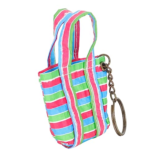 Supvox mini Handtasche eincremehilfe gieskanne kinderspielzeug beschläge Puppe Zubehör Koffer Tasche Miniaturmodell Landschaftsbau-Miniatur-Einkaufstasche Stoff von Supvox