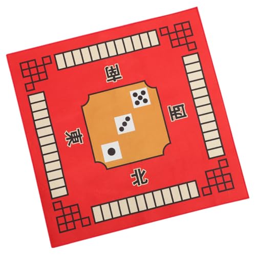 Supvox rutschfeste Mahjong Tischdecke Quadratische Tischmatte Für Brettspiele Geräuschreduzierende Tischmatte Für Mahjong Und Poker von Supvox