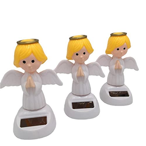 3 Stück Solar Wackelfiguren Auto Solarfigur Solar Wackelfigur Bobblehead Figur,Engel Solarfigur Solarbetriebenes Spielzeug Dekofigur,Auto Armaturenbrett Dekoration Für Fensterbank,Büro,Schreibtisch 3 Stück Solar Wackelfiguren Auto Solarfigur Solar Wackelfigur Bobblehead Figur,Engel Solarfigur Solarbetriebenes Spielzeug Dekofigur,Auto Armaturenbrett Dekoration Für Fensterbank,Büro,Schreibtisch von Surakey