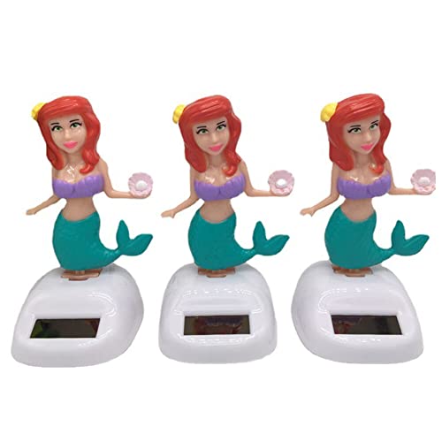 3PC Solar Wackelfiguren Auto Solarfigur Solar Wackelfigur Bobblehead Figur,Meerjungfrau Solarfigur Solarbetriebenes Spielzeug Dekofigur,Auto Armaturenbrett Dekoration Für Fensterbank,Büro,Schreibtisch 3PC Solar Wackelfiguren Auto Solarfigur Solar Wackelfigur Bobblehead Figur,Meerjungfrau Solarfigur Solarbetriebenes Spielzeug Dekofigur,Auto Armaturenbrett Dekoration Für Fensterbank,Büro,Schreibtisch von Surakey