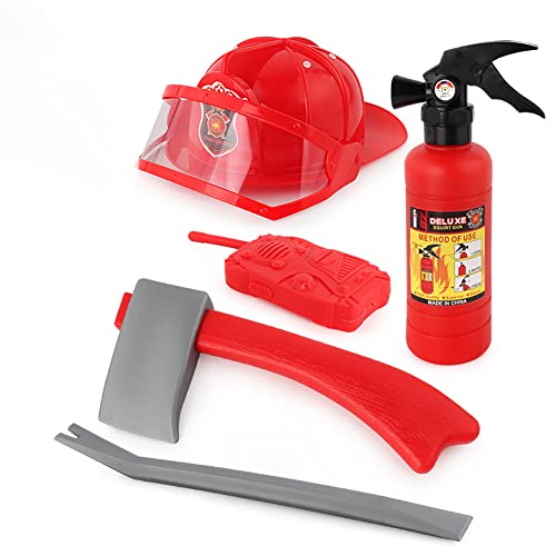 Kinder Feuerwehrmann Spielzeug ,Feuerwehr-Zubehör, Fire Fighter Feuerlöscher Feuerwehr Set mit Feuerwehrmann Kostüm ,Feuerlöscher Wasserpistole, Axt und Feuerwehrhelm,Spielzeug für Kinder ab 3 Jahren Kinder Feuerwehrmann Spielzeug ,Feuerwehr-Zubehör, Fire Fighter Feuerlöscher Feuerwehr Set mit Feuerwehrmann Kostüm ,Feuerlöscher Wasserpistole, Axt und Feuerwehrhelm,Spielzeug für Kinder ab 3 Jahren von Surakey