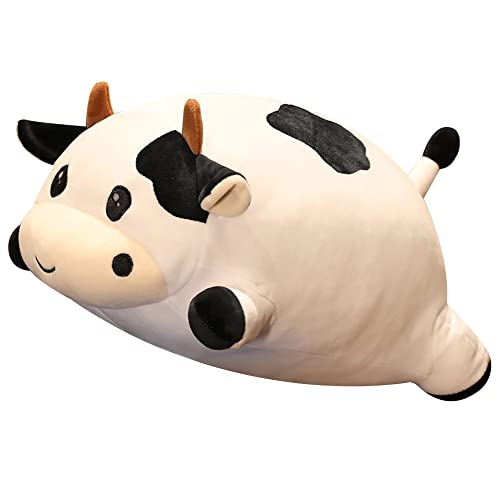 Kuh Plüschtier Umarmung Spielzeug, 35CM Kawaii Kuh Kuscheltier Stofftier Flauschiges Liegende Kuh Plüsch Kissen, Gefüllte Plüschtier Kuh Puppe, Weiche Plüsch Kuh Stofftierpuppe Geschenk für Kinder Kuh Plüschtier Umarmung Spielzeug, 35CM Kawaii Kuh Kuscheltier Stofftier Flauschiges Liegende Kuh Plüsch Kissen, Gefüllte Plüschtier Kuh Puppe, Weiche Plüsch Kuh Stofftierpuppe Geschenk für Kinder von Surakey