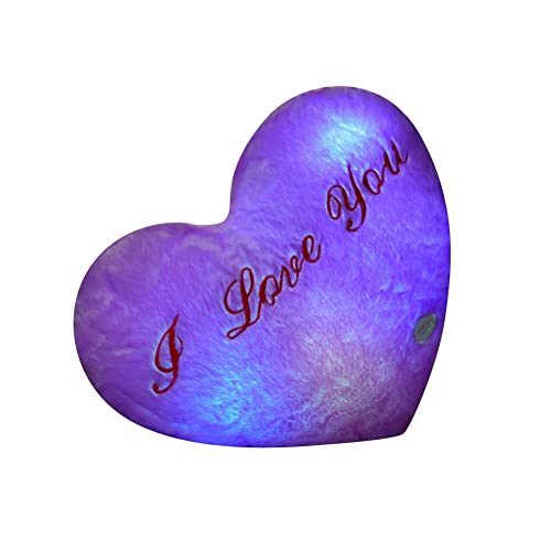 LED Kissen Liebe Herz,Liebe Herz Spielzeug Plüsch Kissen mit Lichtern,Glühend Leuchtend Blinklicht Kinderzimmer Kissen Gefüllte Stofftiere,Plüschtiere Weihnachten Halloween Party Wohnzimmer Dekoration LED Kissen Liebe Herz,Liebe Herz Spielzeug Plüsch Kissen mit Lichtern,Glühend Leuchtend Blinklicht Kinderzimmer Kissen Gefüllte Stofftiere,Plüschtiere Weihnachten Halloween Party Wohnzimmer Dekoration von Surakey