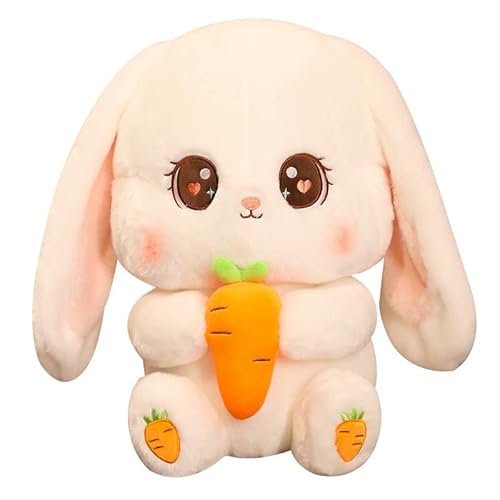 Surakey Kuscheltier Hase 50cm Plüschhase mit Langen Ohren Ostern Stofftier Hase Nette Weiche Plüschtier Kaninchen Hasepuppe Stofftierpuppe Ostergeschenke für Kinder Babys Jungen Mädchen von Surakey