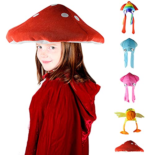 Surakey Pilz Hut Cosplay Kreative Plüsch Pilz Hut Dekorative Kostüm,Tiermütze Lustige Partyhüte Plüsch Hut für Erwachsene Kinder Neuheit Plüsch Hut Halloween Karneval Kostüme Requisiten Kopfbedeckung Surakey Pilz Hut Cosplay Kreative Plüsch Pilz Hut Dekorative Kostüm,Tiermütze Lustige Partyhüte Plüsch Hut für Erwachsene Kinder Neuheit Plüsch Hut Halloween Karneval Kostüme Requisiten Kopfbedeckung von Surakey