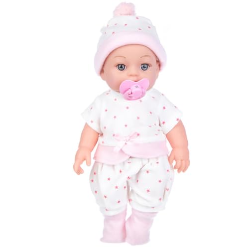 Surakey Reborn Baby Puppe 30 cm: Rebirth Babypuppe mit Nippel, Vollsilikon, Lebensecht, Realistisches Baby Puppenspielzeug für Mädchen und Jungen ab 2 Jahren von Surakey