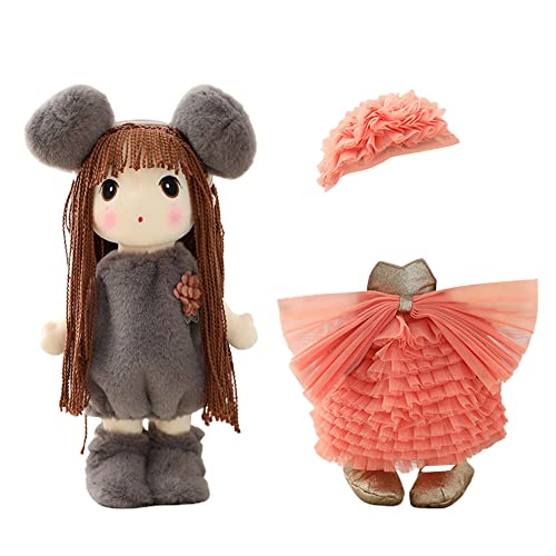 Surakey Weiche Stoffpuppe für Kinder Mädchen von 0-5 Jahren,30 cm Kuschelpuppe mit Abnehmbarer Kleidung,Niedliche Puppe Plüschpuppe Baby Mädchen Geschenke Kinder Spielzeug Plüschtier Gefüllte Puppen Surakey Weiche Stoffpuppe für Kinder Mädchen von 0-5 Jahren,30 cm Kuschelpuppe mit Abnehmbarer Kleidung,Niedliche Puppe Plüschpuppe Baby Mädchen Geschenke Kinder Spielzeug Plüschtier Gefüllte Puppen von Surakey