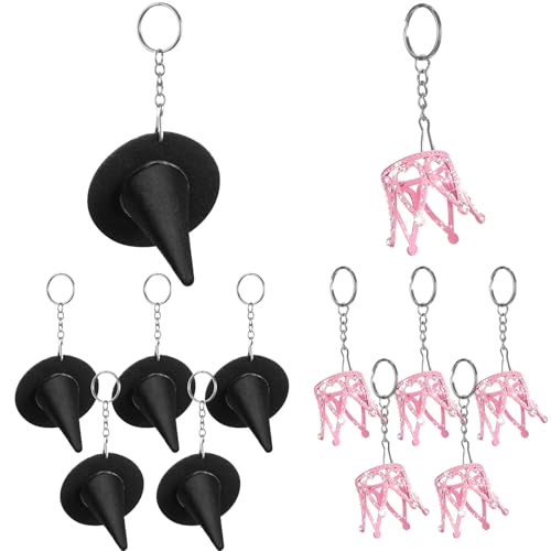 Sureio Schlüsselanhänger mit Hexenhut und Krone, für beste Freundin, für Frauen, Hutkrone, BFF, Schmuck, Freundschaftsgeschenk für Geburtstagsparty, 12 Stück Sureio Schlüsselanhänger mit Hexenhut und Krone, für beste Freundin, für Frauen, Hutkrone, BFF, Schmuck, Freundschaftsgeschenk für Geburtstagsparty, 12 Stück von Sureio