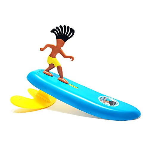 Surfer Dudes 2020 Edition Wave Powered Mini-Surfer and Surfboard Toy - Hossegor Hank von Surfer Dudes