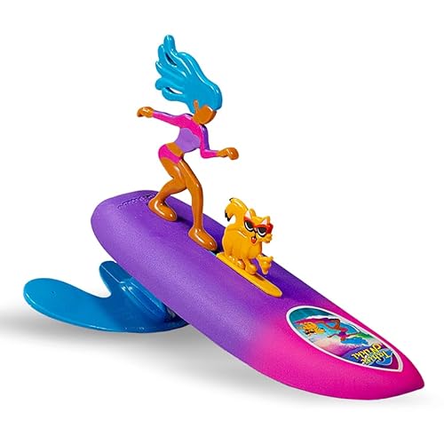 Surfer Dudes Legends & Surfer Pets Wave Powered Mini-Surfer, Haustier- und Surfbrett-Strandspielzeug – Tahiti Nikki und Meowi Surfer Dudes Legends & Surfer Pets Wave Powered Mini-Surfer, Haustier- und Surfbrett-Strandspielzeug – Tahiti Nikki und Meowi von Surfer Dudes