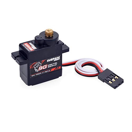 Surpass Hobby S0009M 9g Metallgetriebe Digital Servo für 1/24 RC Car Aircraft RC Boat Robot von Surpass Hobby USA