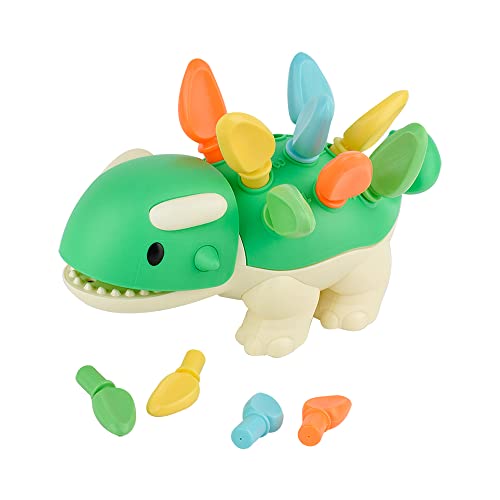 Montessori Dinosaurier-Spielzeug, Kleinkind-Baby-Sinnesspielzeug, feinmotorische Fähigkeiten Montessori-Spielzeug für Kleinkinder, Baby frühen pädagogischen Geschenk für 1 2 Jahre alt Jungen Mädchen von Surplex