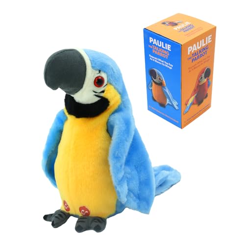 Surplex Elektrische Sprechender Papagei Spielzeug, Stimme Wiederholen und Auf Englisch Singen, Aufzeichnung Vogelspielzeug Tier Flügeln Winken Plüschvogel, sensorisches Lernspielzeug für Kinder Surplex Elektrische Sprechender Papagei Spielzeug, Stimme Wiederholen und Auf Englisch Singen, Aufzeichnung Vogelspielzeug Tier Flügeln Winken Plüschvogel, sensorisches Lernspielzeug für Kinder von Surplex