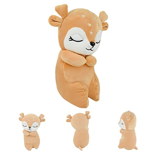 Surplex Hirsch Plüsch Plüschtier Ausgestopftes Tier Spielzeug, Cartoon Hirsch Plüschkissen Beschwichtigungspuppe Plüschtier, Kawaii Weiche Kinder Plüschtier Geschenk Dekoration zu Hause(24cm/9.58") von Surplex