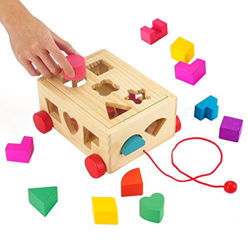 Surplex Steckwürfel aus Holz, Pädagogisches Spielzeug Motorikwürfel Vorschule Montessori Entwicklungsspielzeug Sortier Stapel Steckspielzeug Geometrische Tafel, Geburtstag für Kinder ab 3 Jahre Surplex Steckwürfel aus Holz, Pädagogisches Spielzeug Motorikwürfel Vorschule Montessori Entwicklungsspielzeug Sortier Stapel Steckspielzeug Geometrische Tafel, Geburtstag für Kinder ab 3 Jahre von Surplex