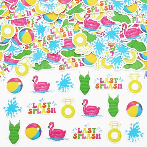 Sursurprise Last Splash Junggesellinnenabschied-Dekorationen, 200 Stück Last Splash Konfetti für Tisch, Sommer, Pool, Junggesellinnenabschied, Brautparty, Junggesellinnenabschied, Zubehör Sursurprise Last Splash Junggesellinnenabschied-Dekorationen, 200 Stück Last Splash Konfetti für Tisch, Sommer, Pool, Junggesellinnenabschied, Brautparty, Junggesellinnenabschied, Zubehör von Sursurprise