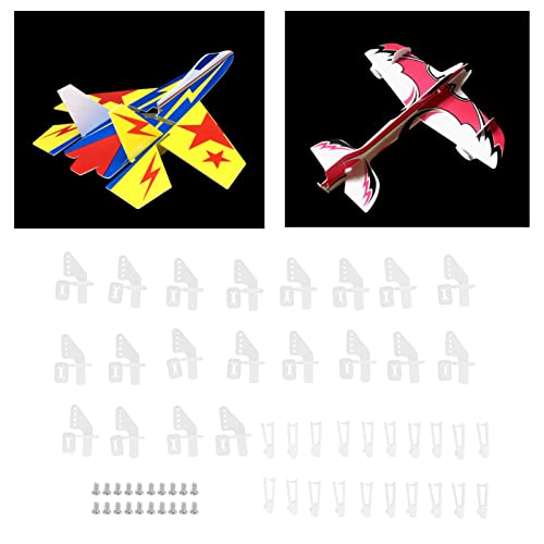 SustVita 20 -Sets Steuerhörner, 4 Loch -Steuerhörner Clevis -Kit für RC -Flugzeugschaumfestflügelflugzeuge, Essentielles Zubehör SustVita 20 -Sets Steuerhörner, 4 Loch -Steuerhörner Clevis -Kit für RC -Flugzeugschaumfestflügelflugzeuge, Essentielles Zubehör von SustVita