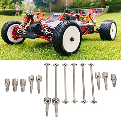 SustVita Joint Cup für WLTOYS 144001 RC -Auto, Upgrade Teil Metal Hundeknochen mit RC CVD -Antriebswelle Kit von SustVita